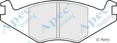 APEC BRAKING pad439 -  Комплект тормозных колодок, дисковый тормоз